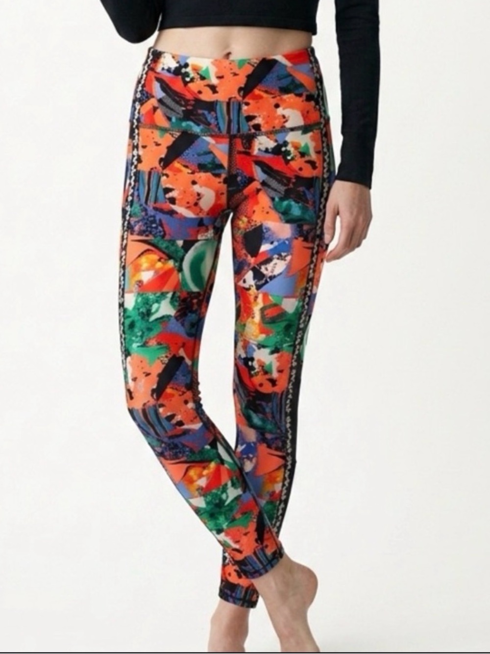 Under armour women’s high-rise ankle length leggings, multicolor size medium